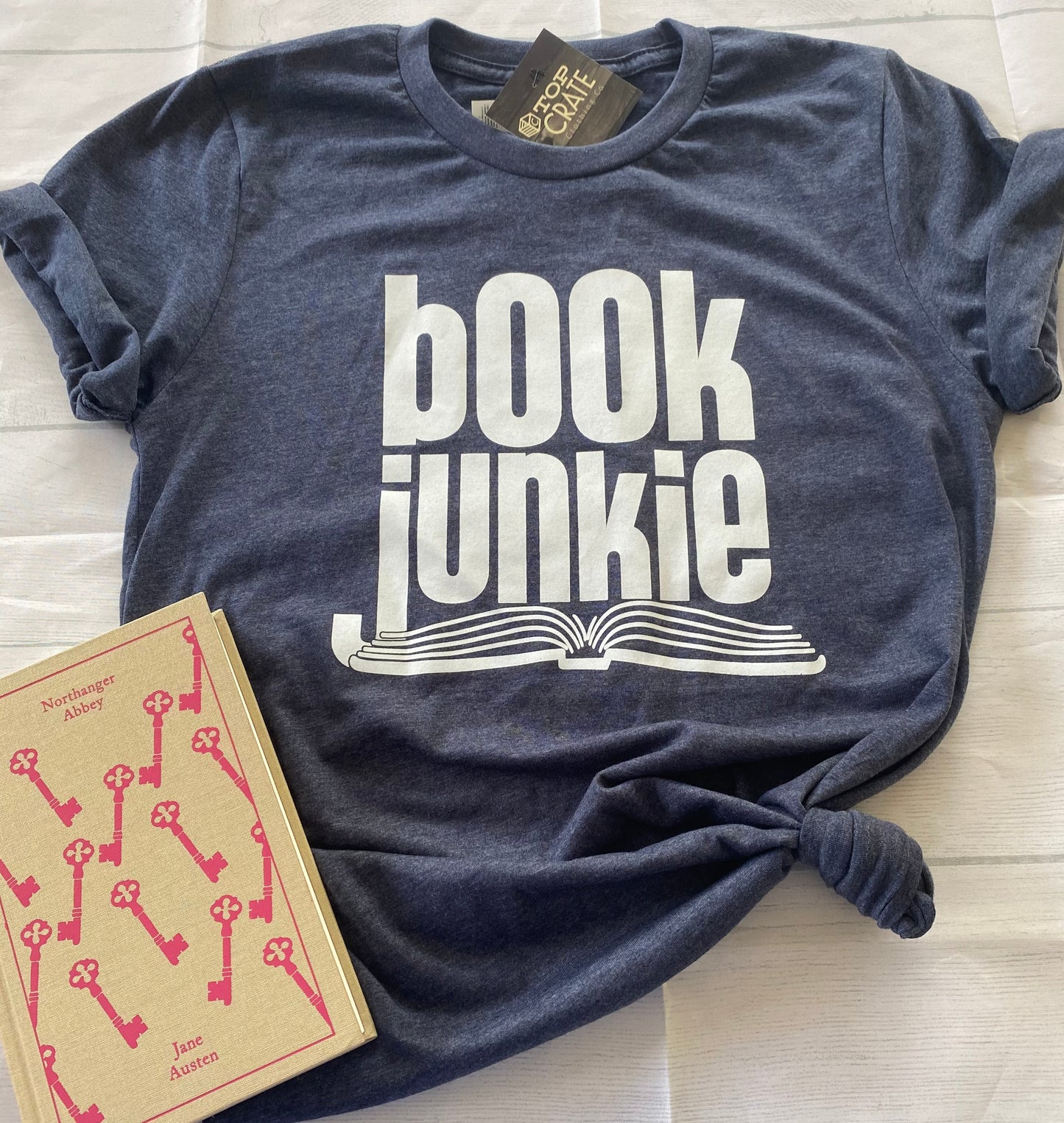 Book Junkie T-Shirt - Top Crate Clothing Co.